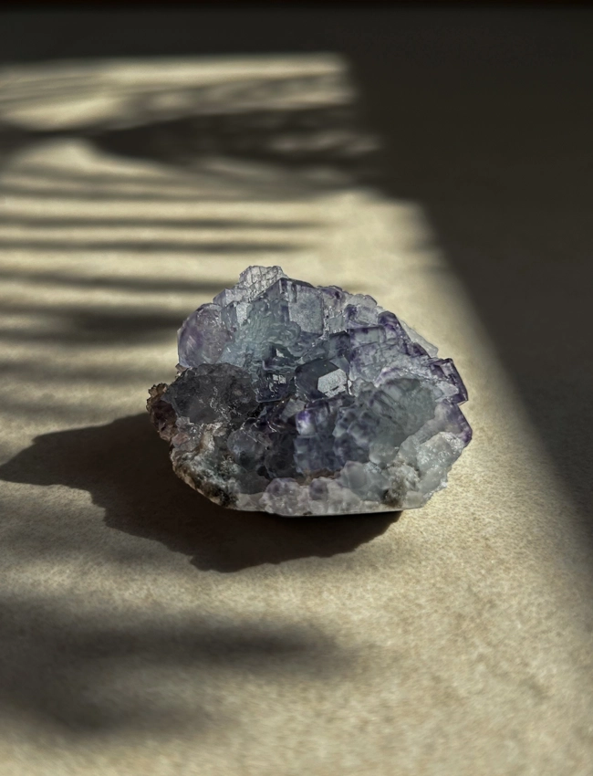geode di Fluorite Blu